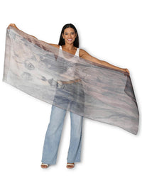 THE ARTISTS LABEL UTSUKUSHII SILK SCARF