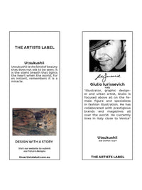 THE ARTISTS LABEL UTSUKUSHII SILK SCARF
