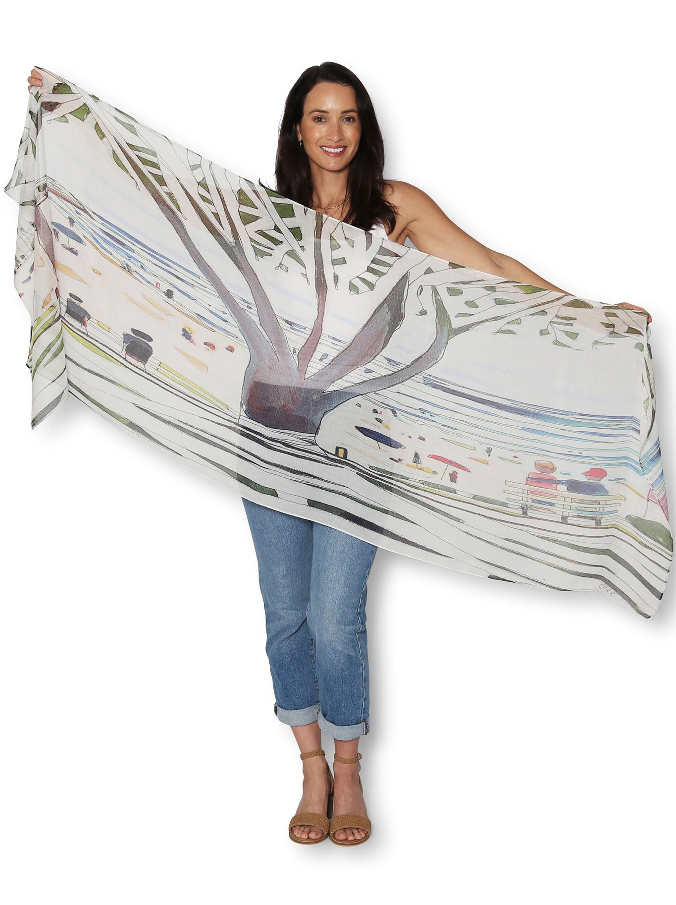 THE ARTISTS LABEL MEELUP BEACH SCARF