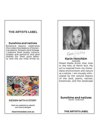 THE ARTISTS LABEL SUNSHINE AND NATIVES SCARF