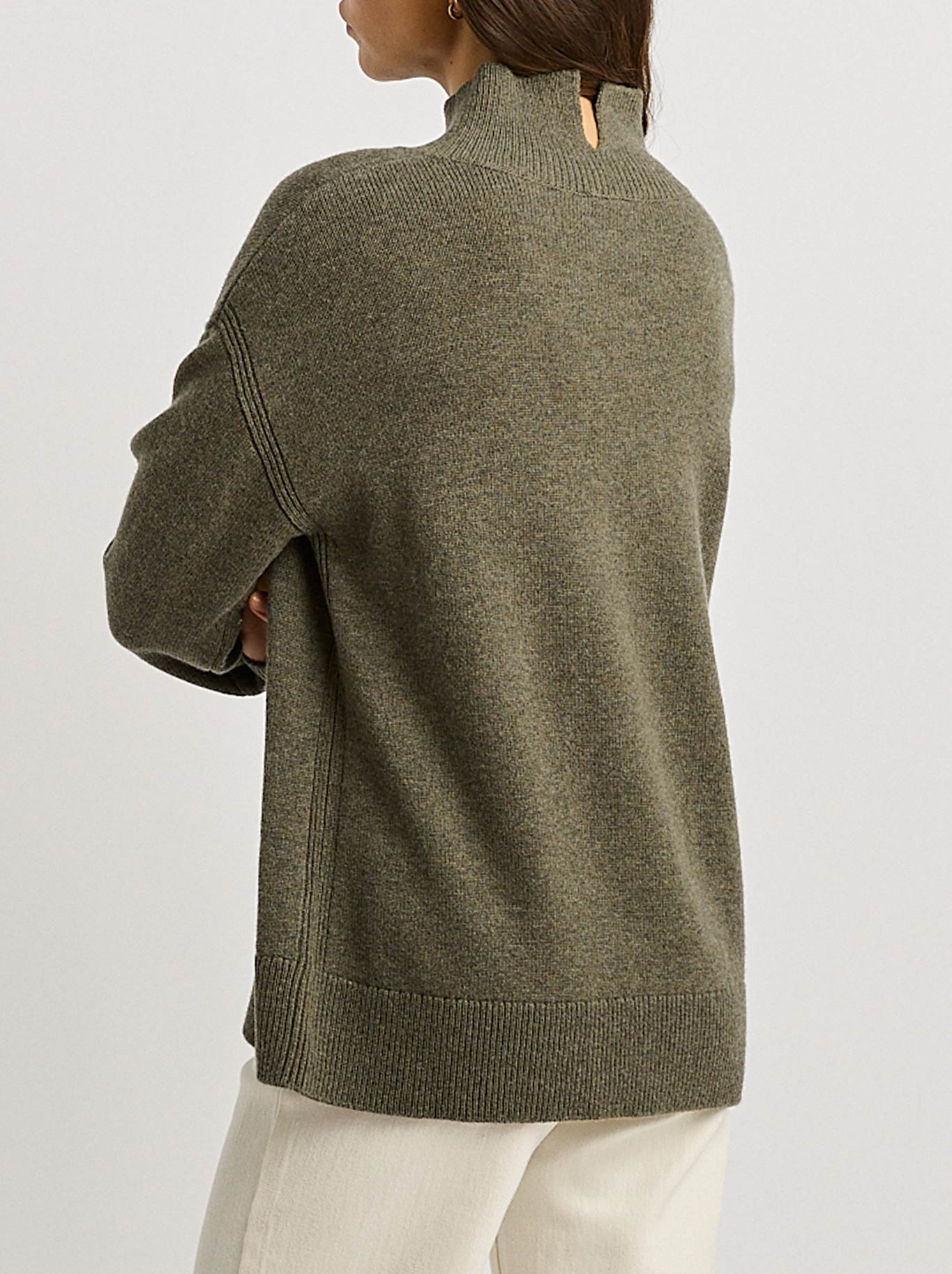 TOORALLIE SPLIT NECK FUNNEL