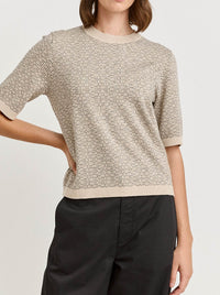 TOORALLIE MATRIX KNIT TOP