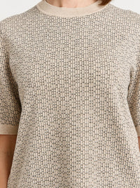 TOORALLIE MATRIX KNIT TOP
