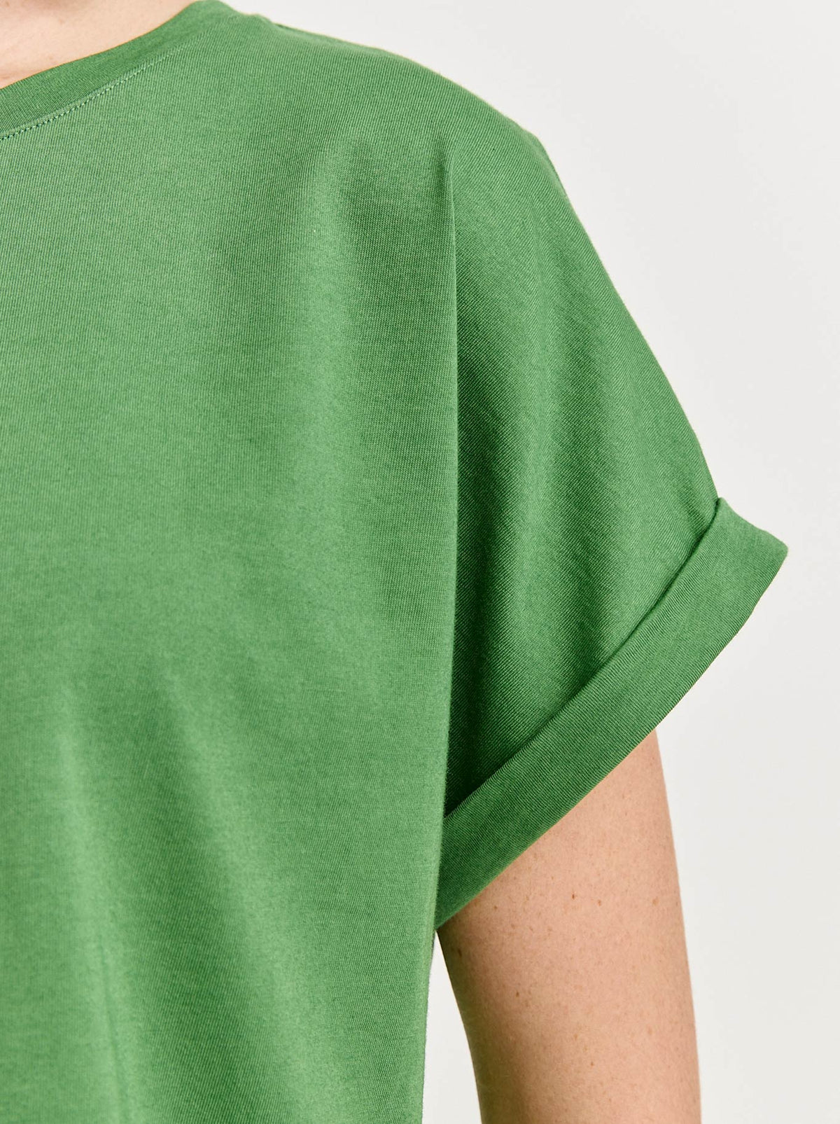 TOORALLIE ROLLED SLEEVE ORGANIC COTTON TEE