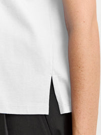 TOORALLIE ROLLED SLEEVE ORGANIC COTTON TEE