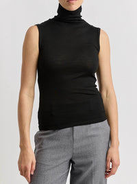 TOORALLIE SLEEVELESS ROLL NECK