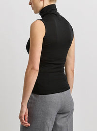 TOORALLIE SLEEVELESS ROLL NECK