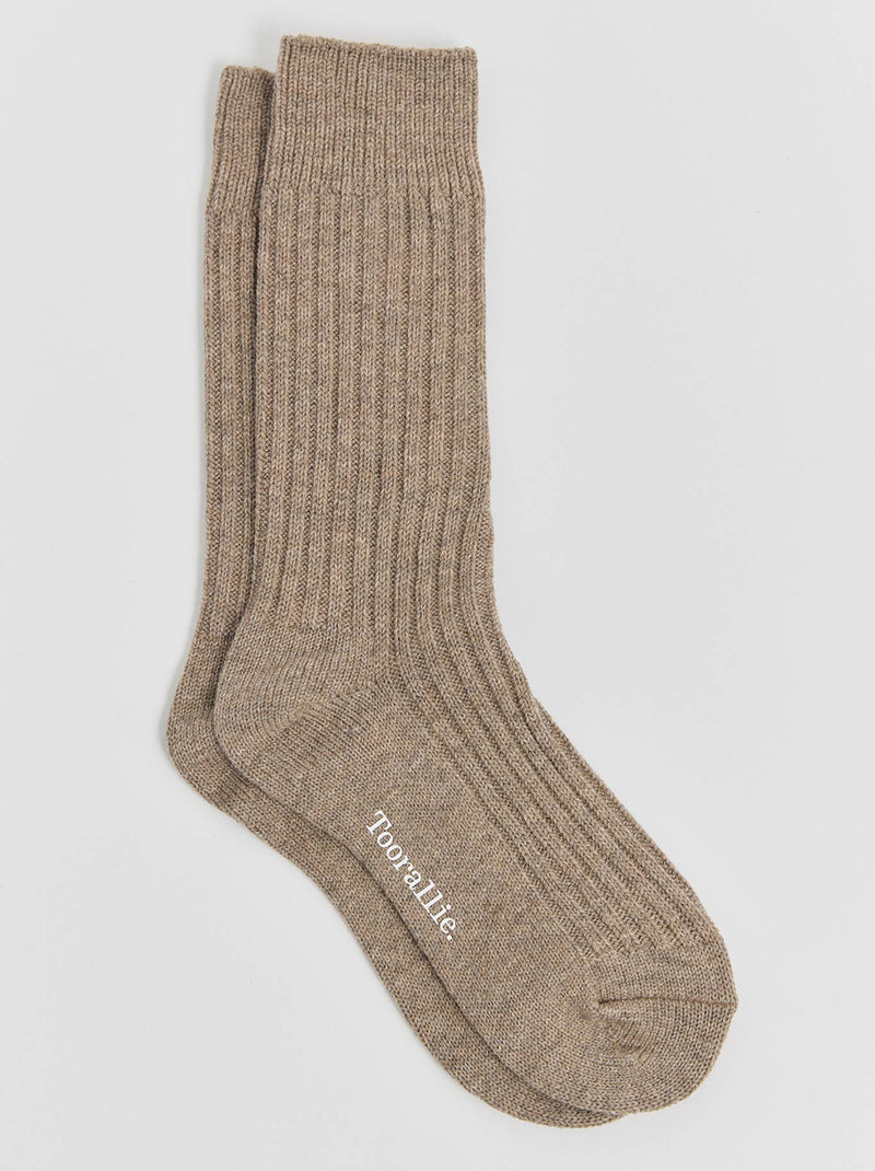 TOORALLIE RIBBED MERINO SOCKS