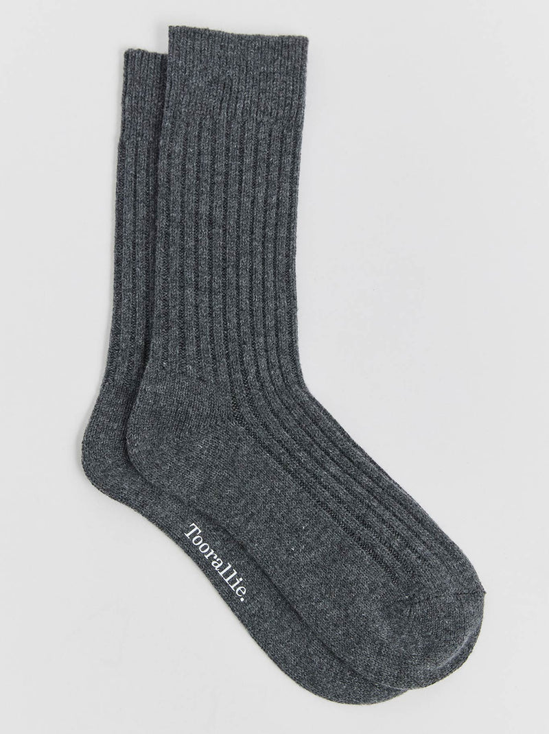 TOORALLIE RIBBED MERINO SOCKS