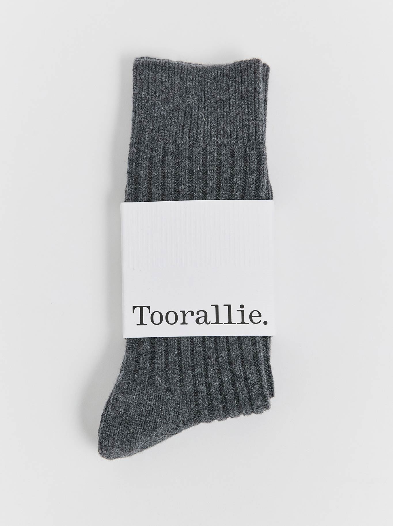 TOORALLIE RIBBED MERINO SOCKS
