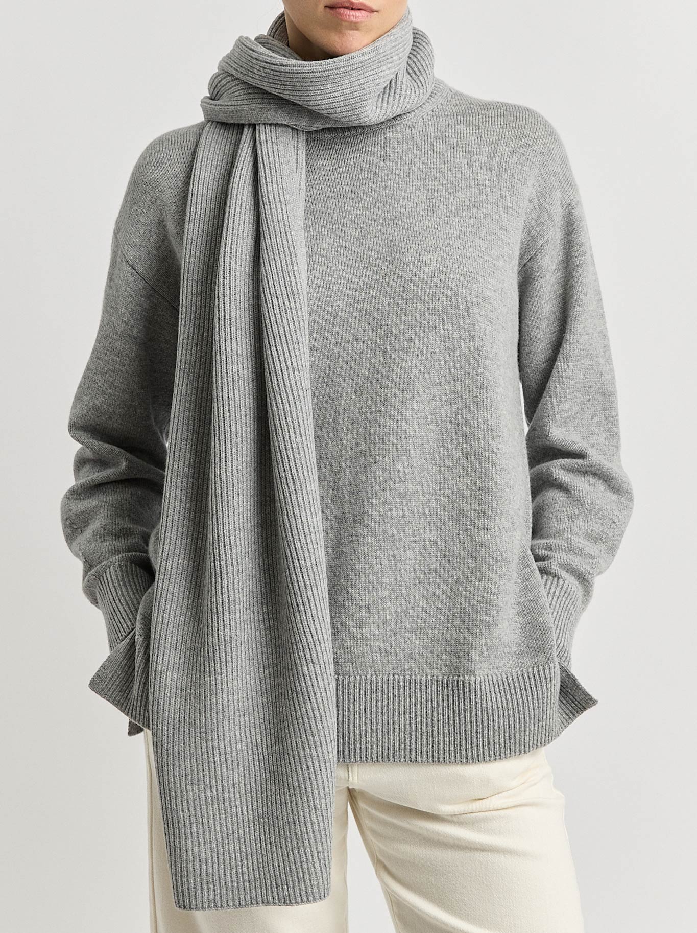 TOORALLIE FINE RIB SCARF