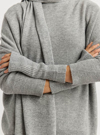 TOORALLIE FINE RIB OPEN MITTEN