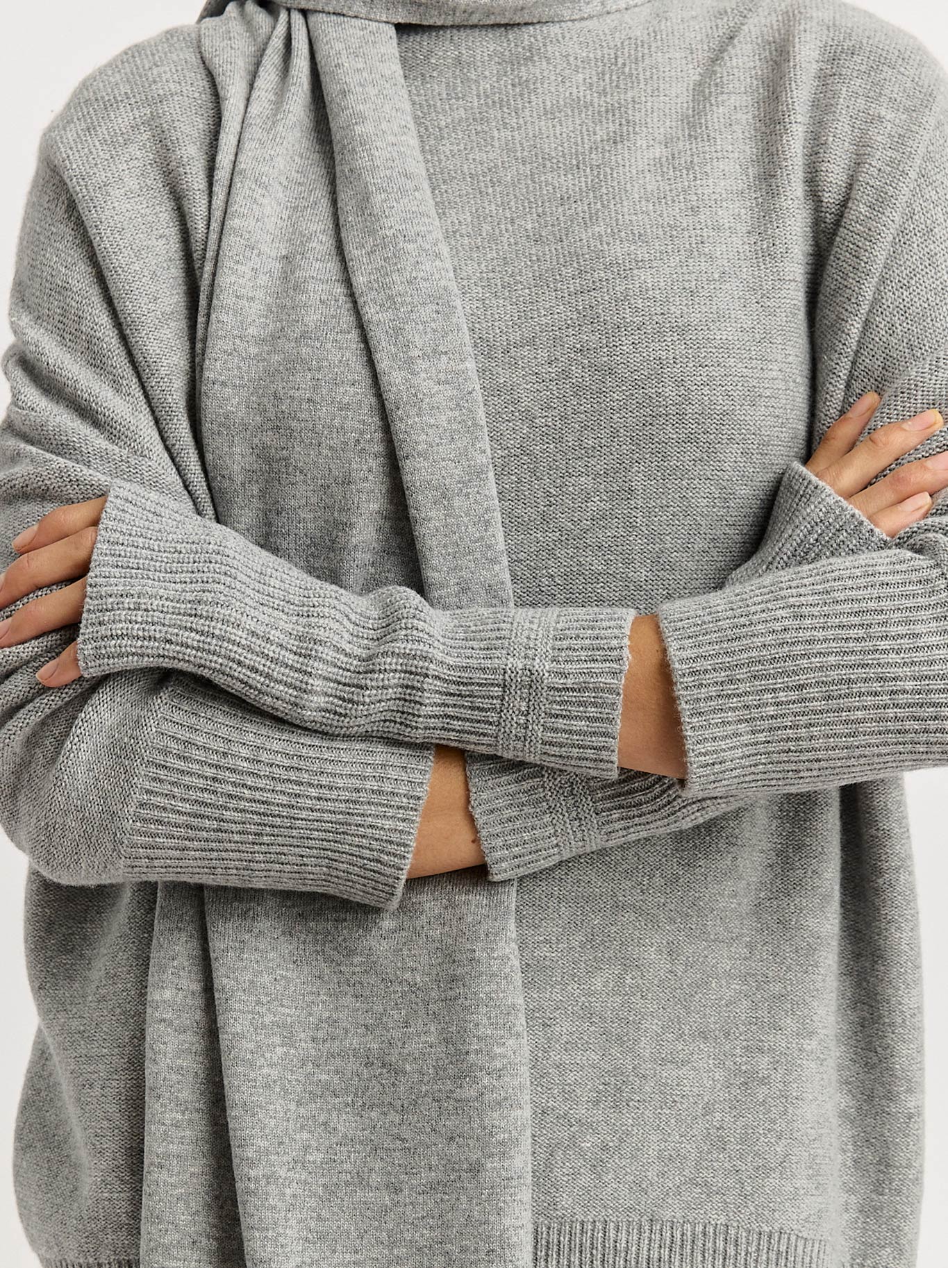 TOORALLIE FINE RIB OPEN MITTEN