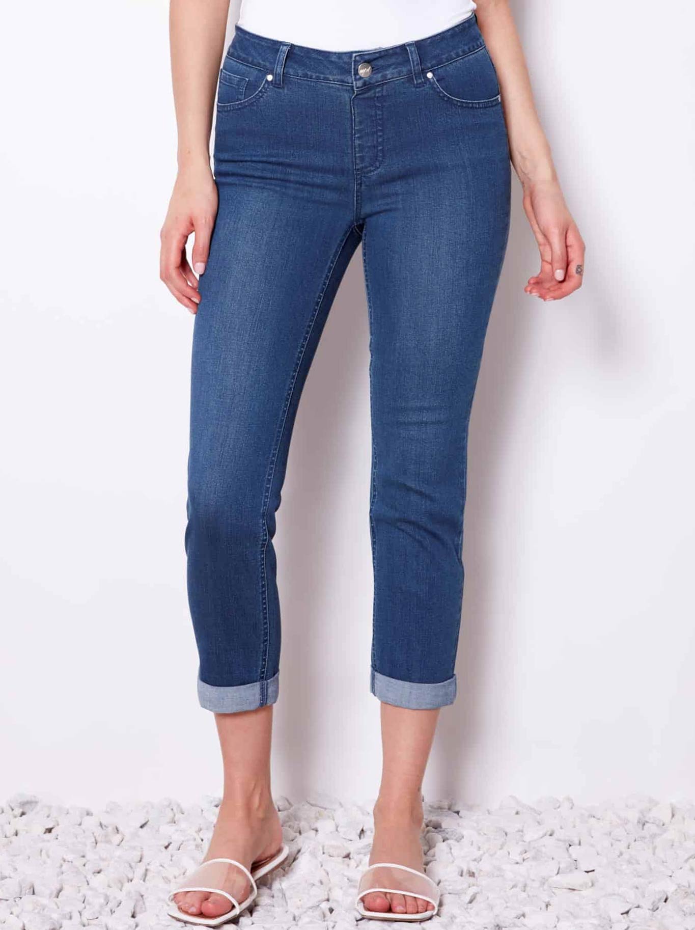 UP! DENIM CROP PANT