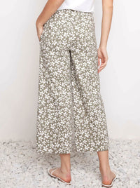 UP! TECHNO WIDE LEG CROP PANT