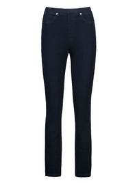 VASSALLI SLIM LEG PULL ON DENIM PANT