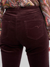 VASSALLI BAY SLIM LEG CORD PULL ON PANT