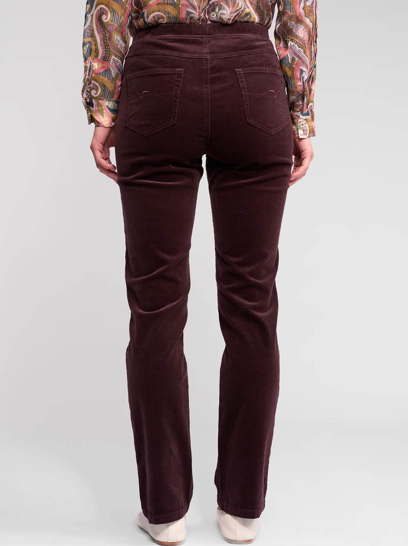 VASSALLI BAY SLIM LEG CORD PULL ON PANT