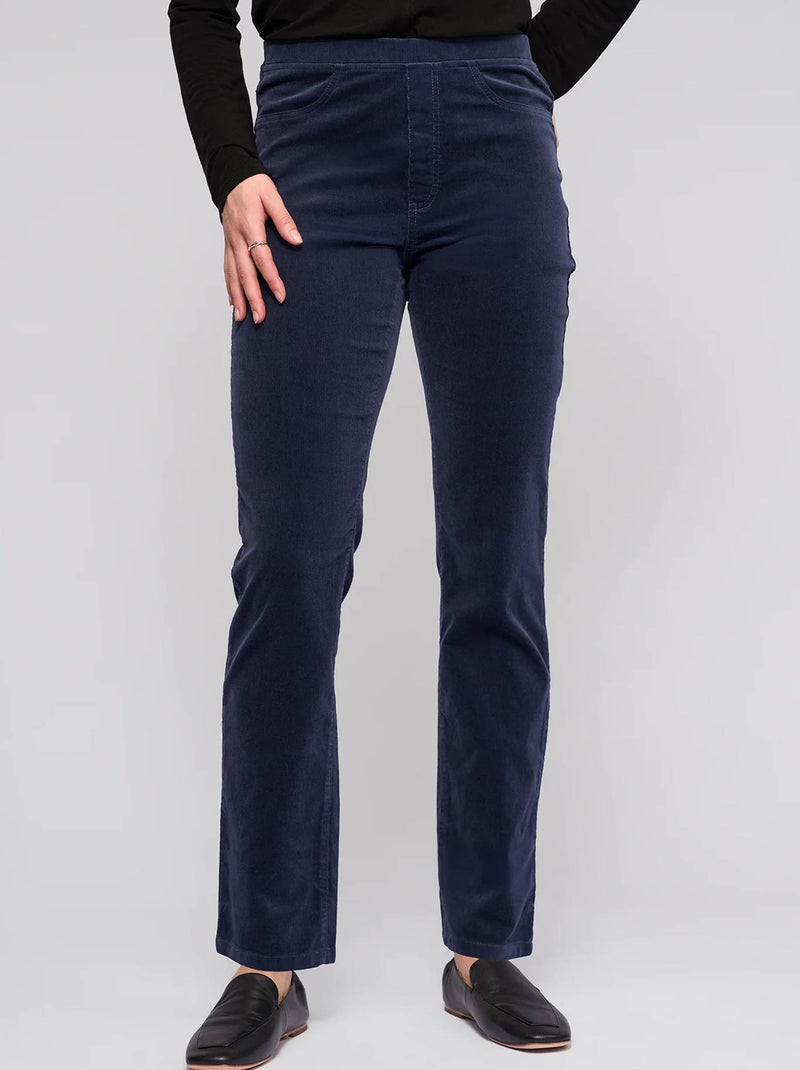 VASSALLI BAY SLIM LEG CORD PULL ON PANT