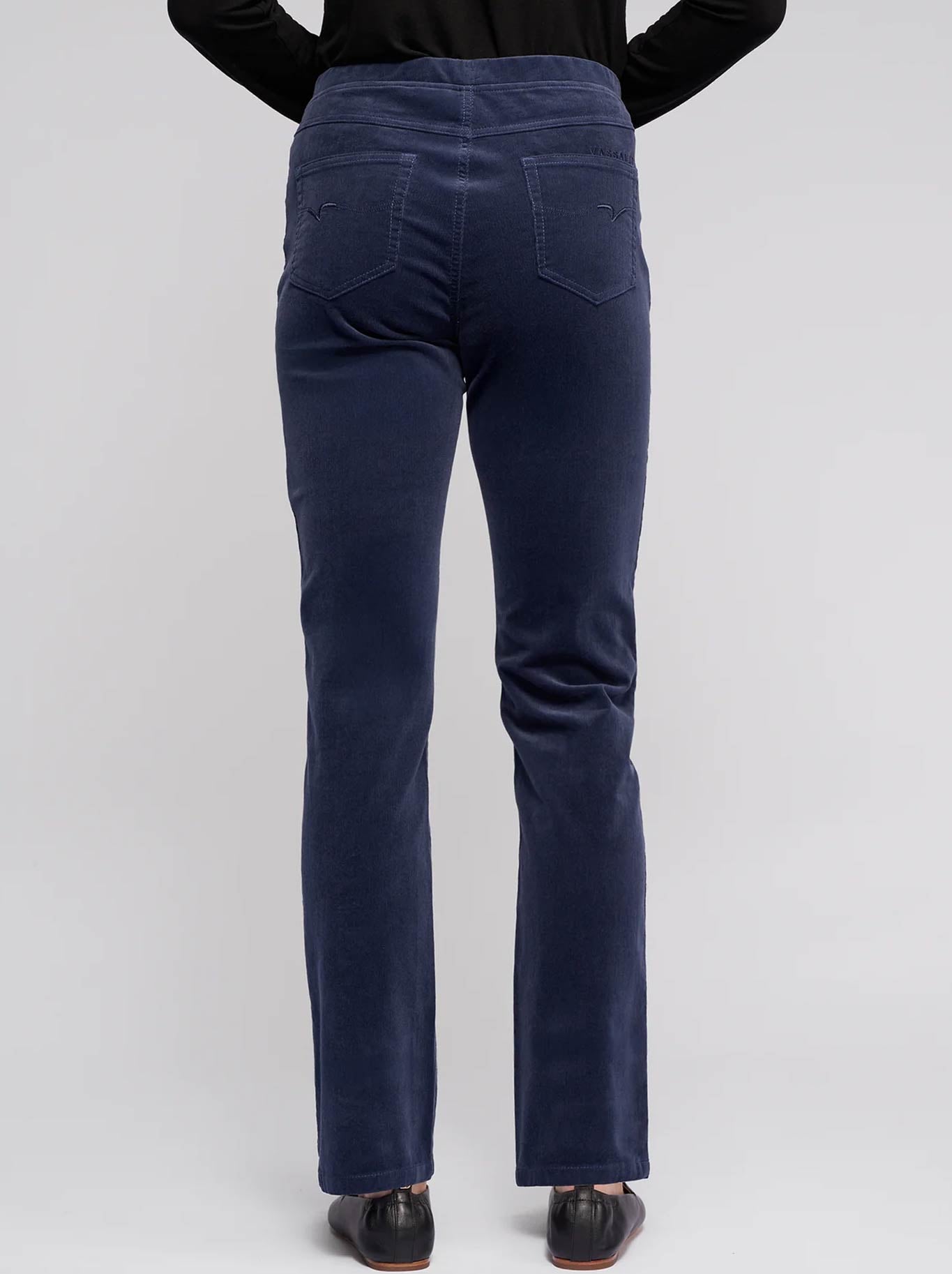 VASSALLI BAY SLIM LEG CORD PULL ON PANT