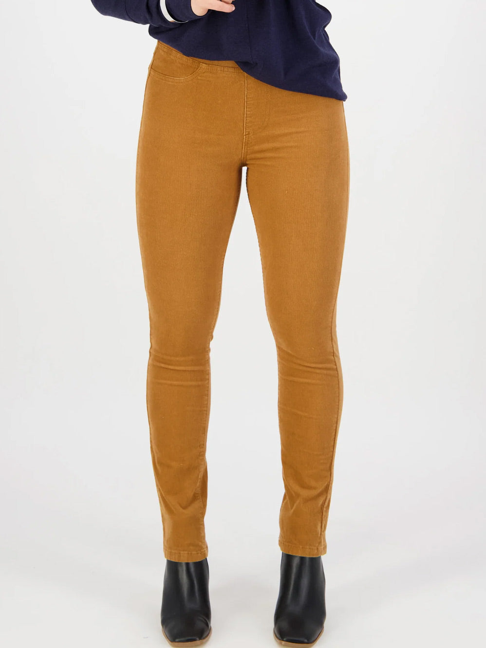 VASSALLI BAY SLIM LEG CORD PULL ON PANT