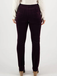 VASSALLI BAY SLIM LEG CORD PULL ON PANT