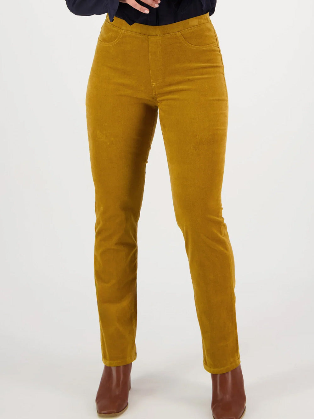 VASSALLI BAY SLIM LEG CORD PULL ON PANT
