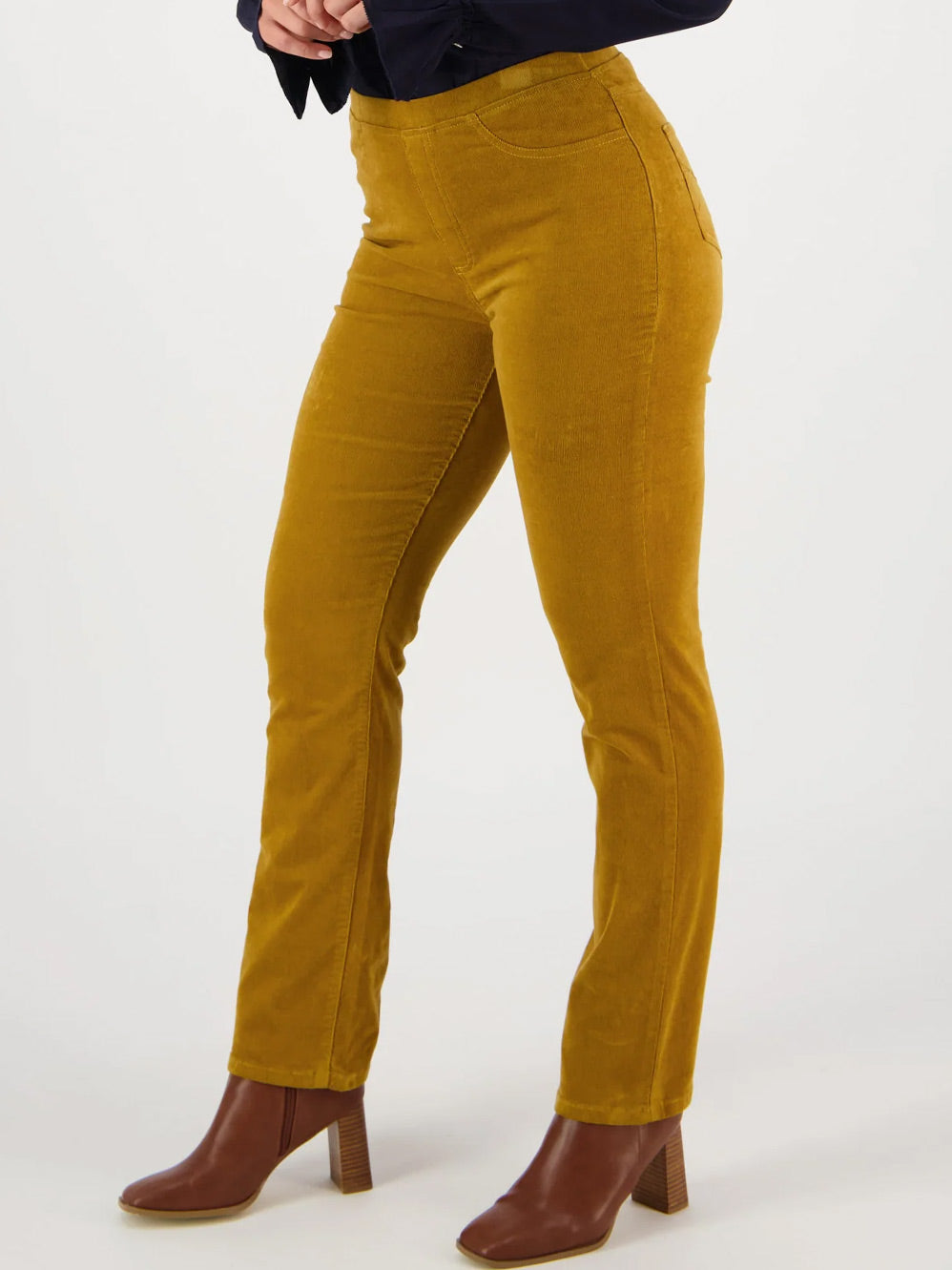 VASSALLI BAY SLIM LEG CORD PULL ON PANT