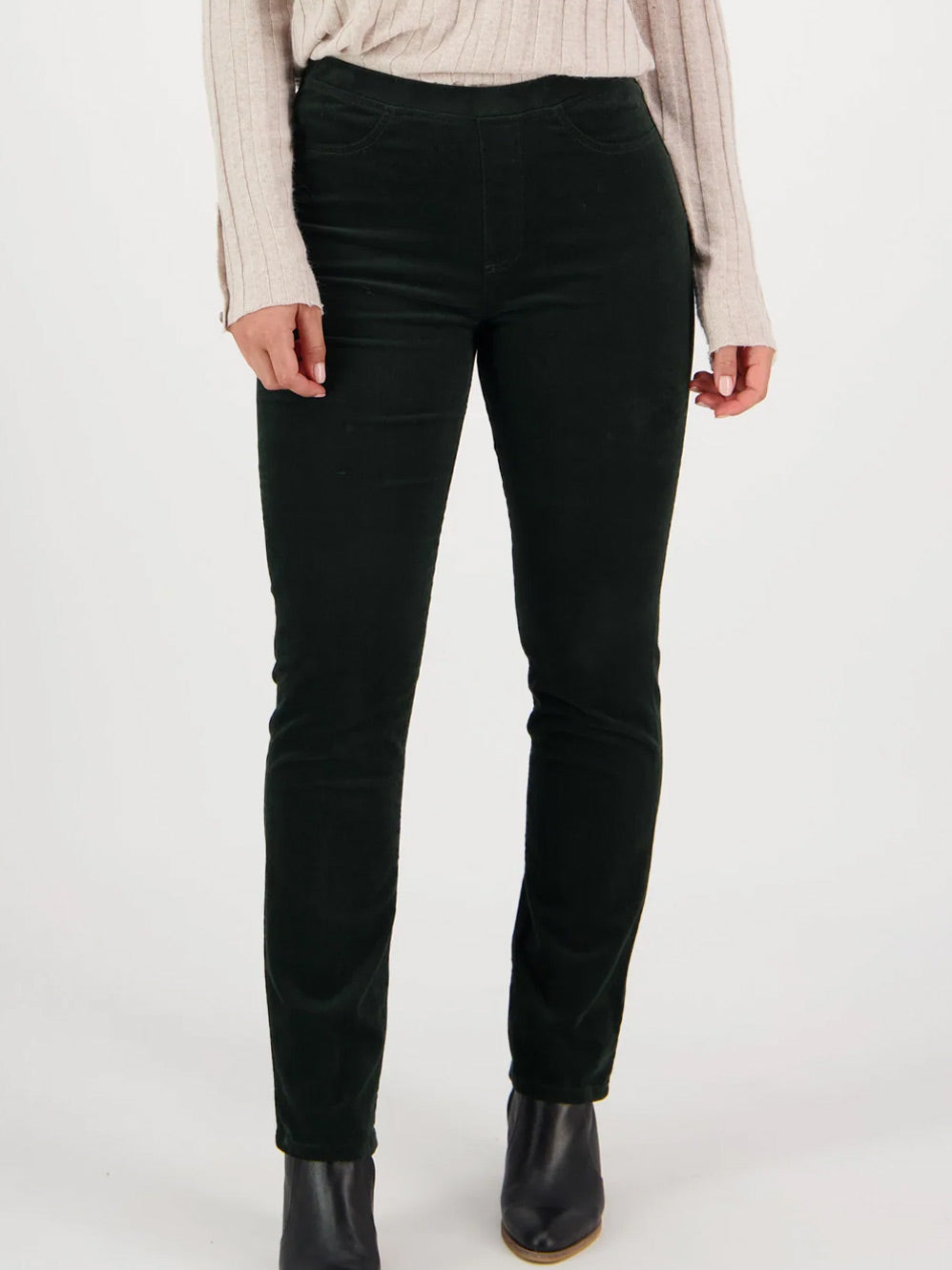 VASSALLI BAY SLIM LEG CORD PULL ON PANT