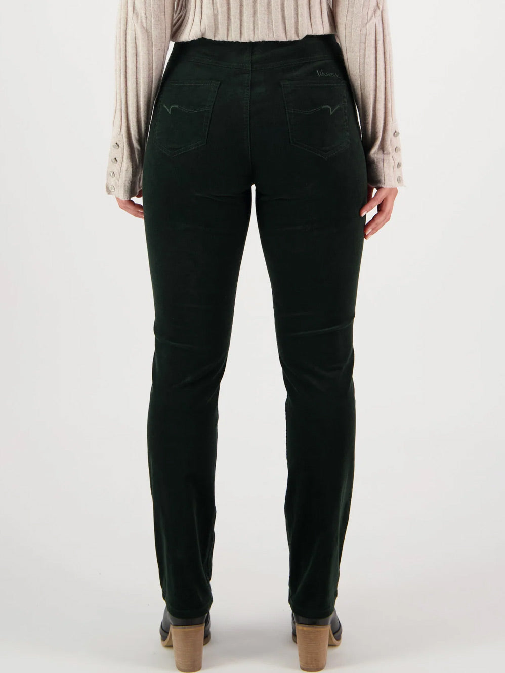 VASSALLI BAY SLIM LEG CORD PULL ON PANT