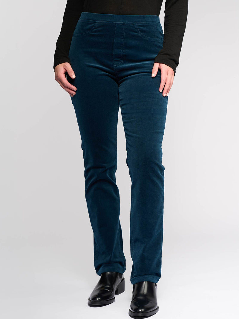 VASSALLI BAY SLIM LEG CORD PULL ON PANT