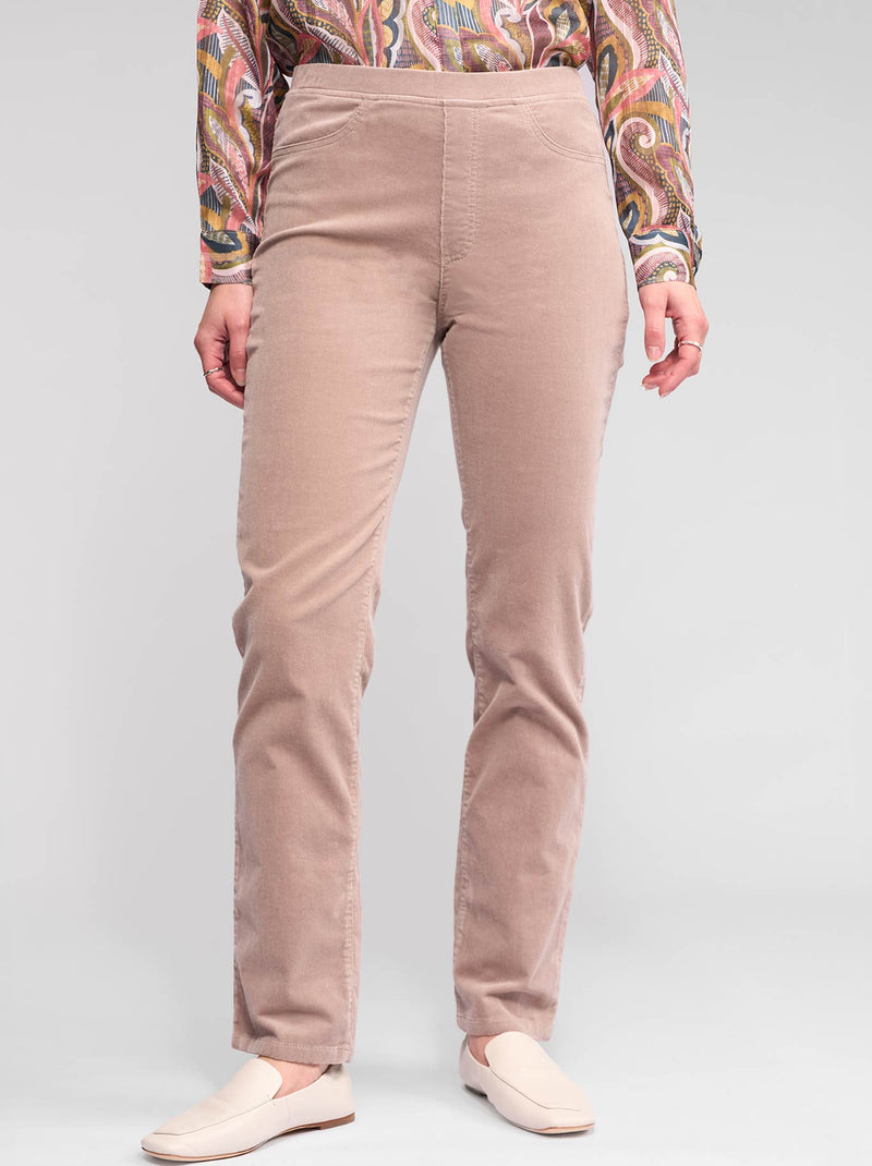 VASSALLI BAY SLIM LEG CORD PULL ON PANT