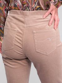 VASSALLI BAY SLIM LEG CORD PULL ON PANT