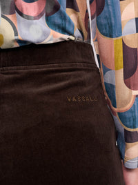 VASSALLI LOFT CORD WIDE LEG PULL ON