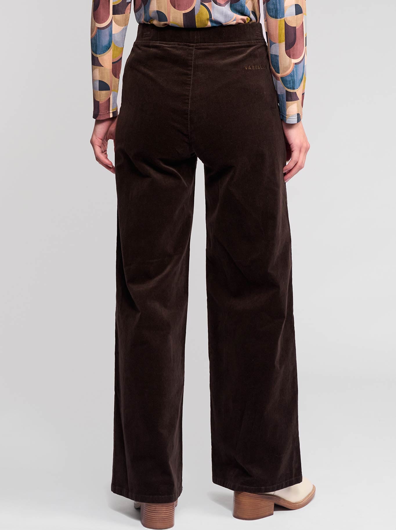 VASSALLI LOFT CORD WIDE LEG PULL ON