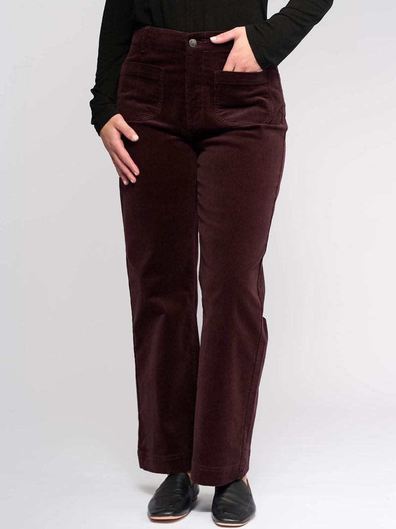 VASSALLI ANKLE GRAZER CORD PANT