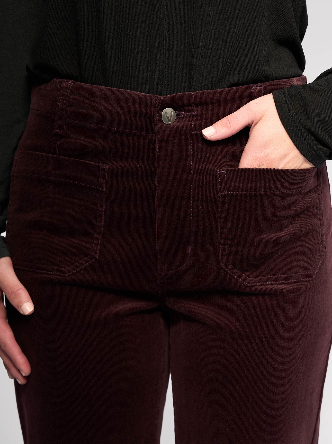 VASSALLI ANKLE GRAZER CORD PANT