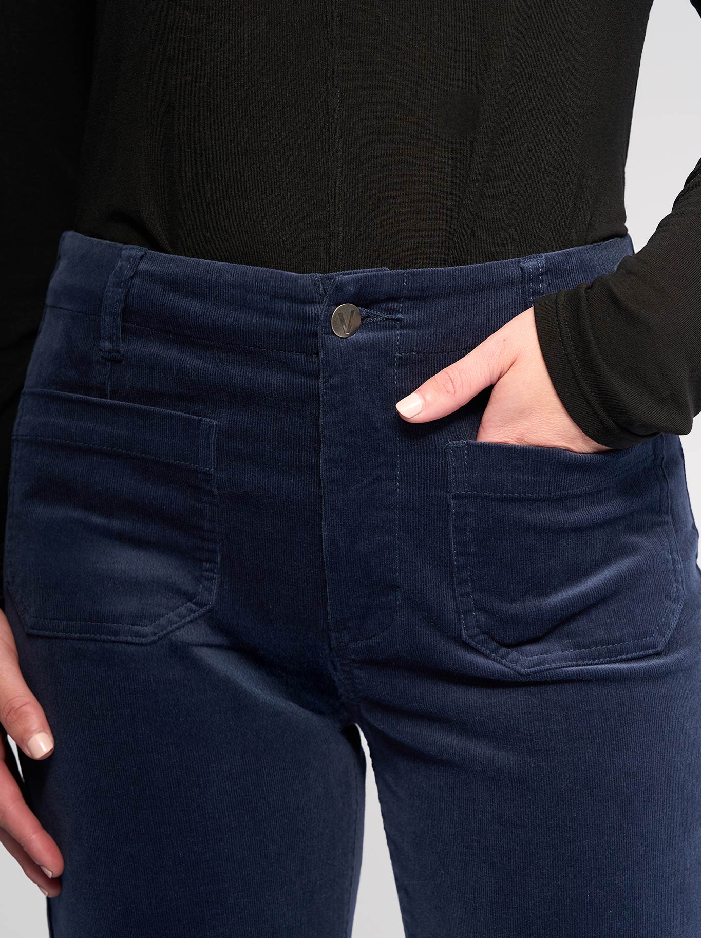 VASSALLI ANKLE GRAZER CORD PANT