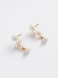 ZAFINO LUNA PEARL EARRING