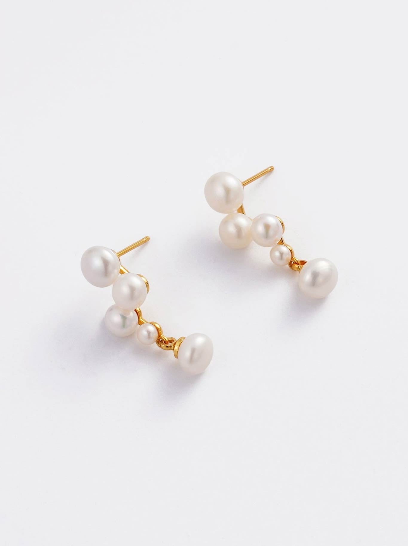 ZAFINO LUNA PEARL EARRING