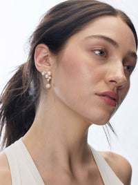 ZAFINO LUNA PEARL EARRING
