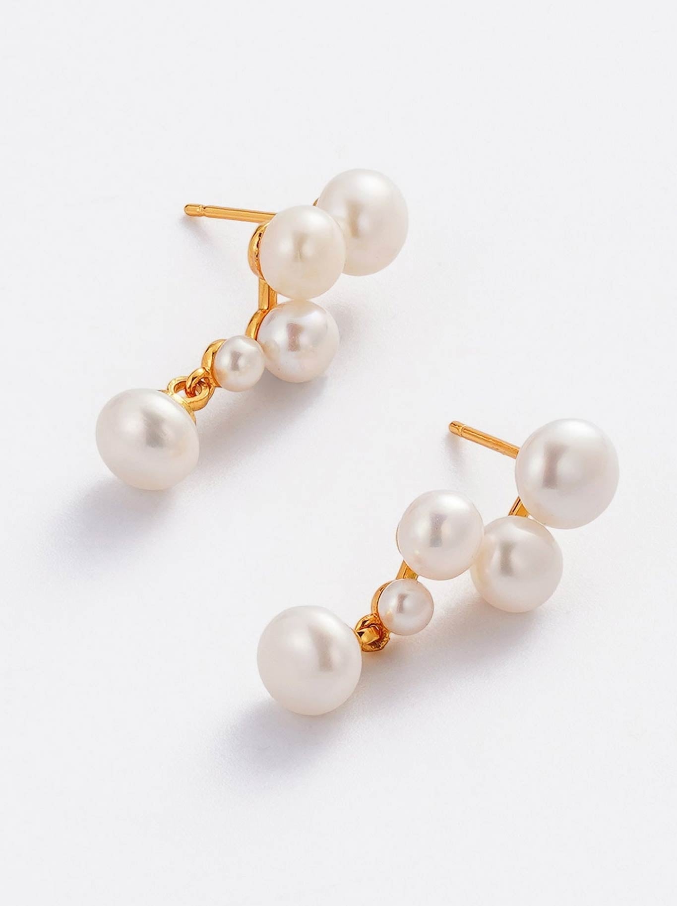 ZAFINO LUNA PEARL EARRING