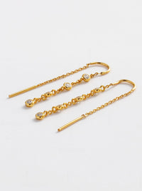 ZAFINO ADELE THREAD EARRING