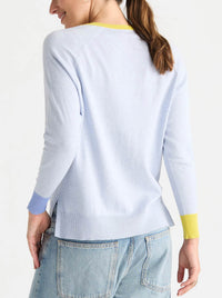 ZAKET & PLOVER V ACCENT KNIT