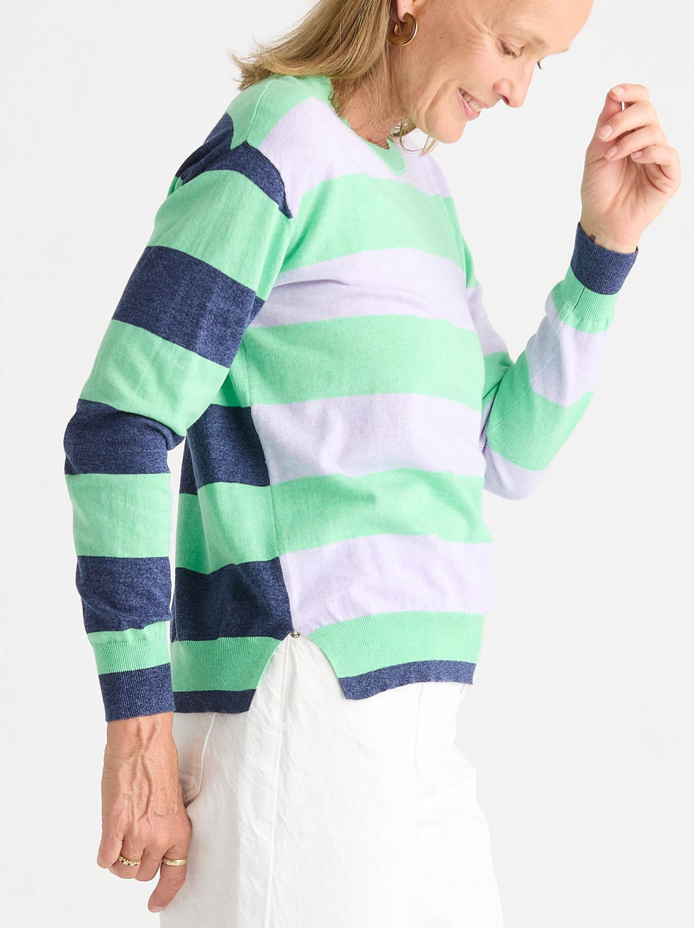 ZAKET & PLOVER COASTAL STRIPE KNIT