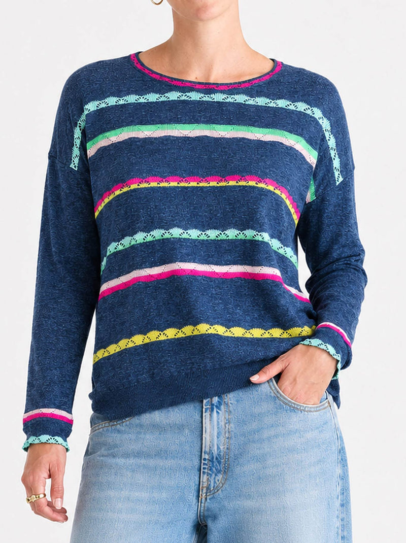 ZAKET & PLOVER LACE POP KNIT