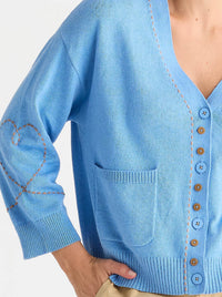 ZAKET & PLOVER SWEET HEART CARDI