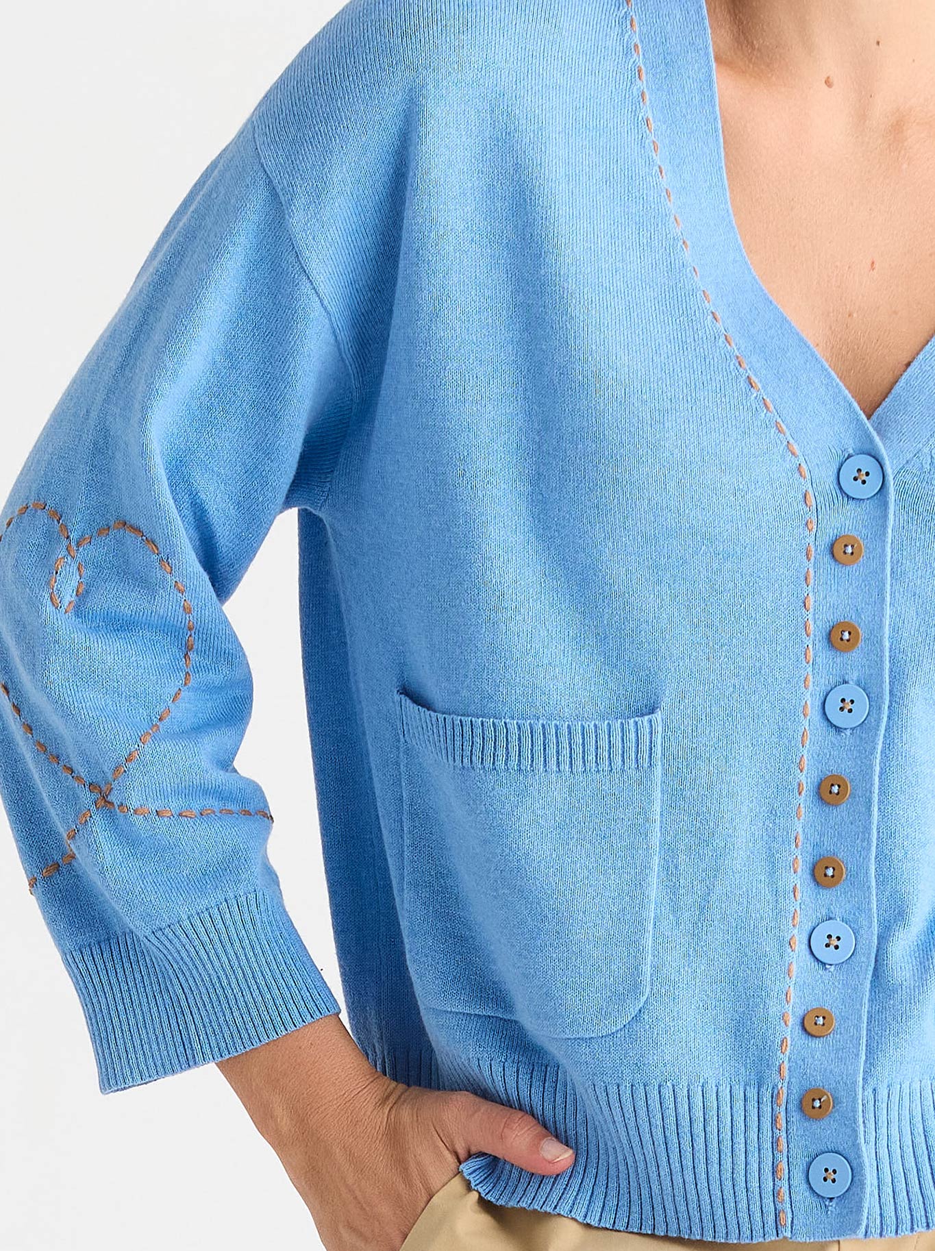 ZAKET & PLOVER SWEET HEART CARDI