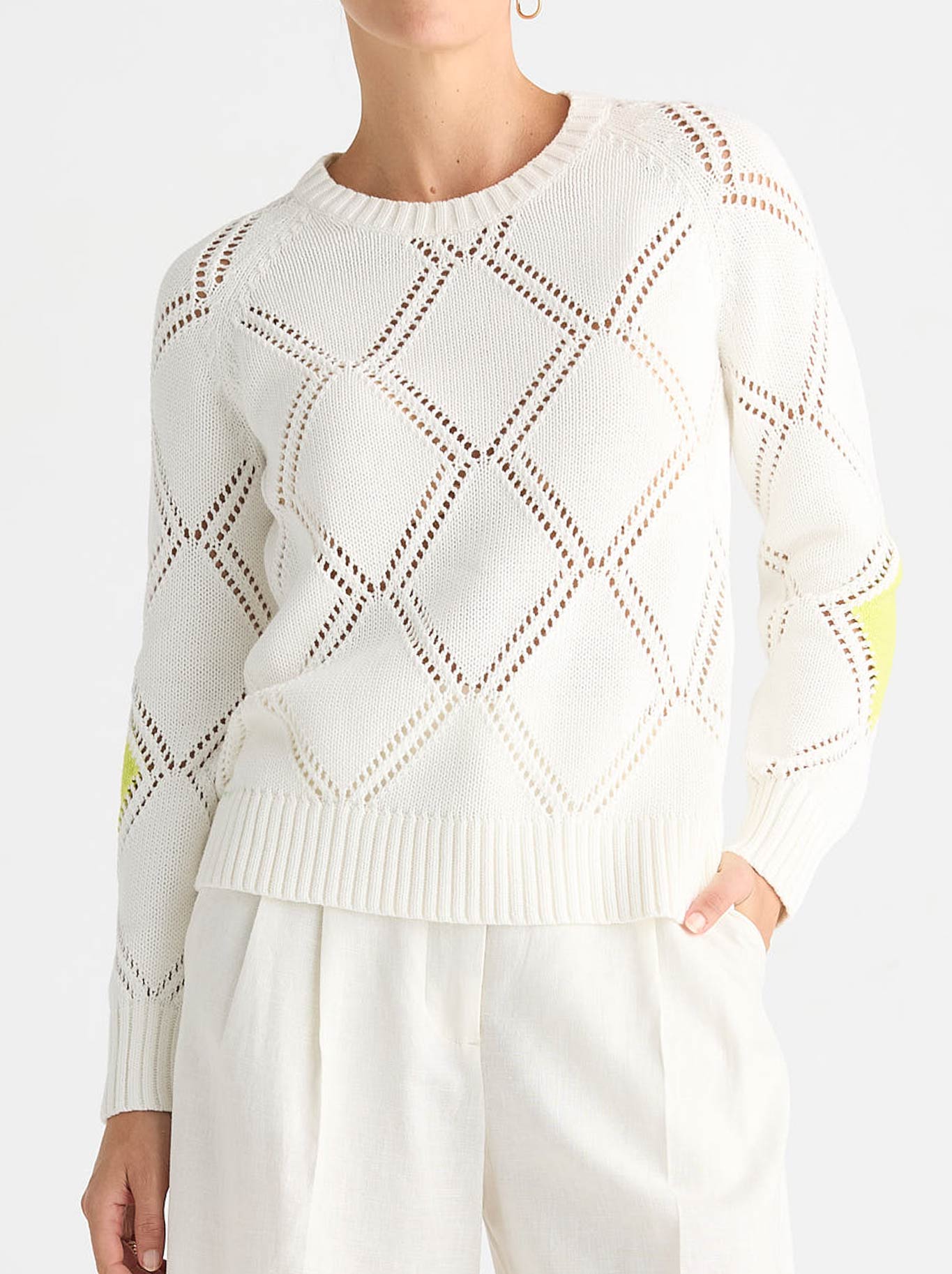 ZAKET & PLOVER DIAMOND DETAIL JUMPER