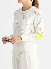 ZAKET & PLOVER DIAMOND DETAIL JUMPER